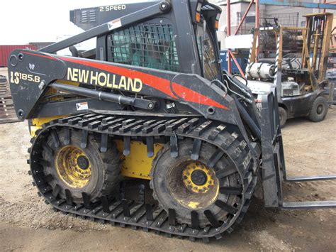 replace wheel barrings new holland skid steer|LS.